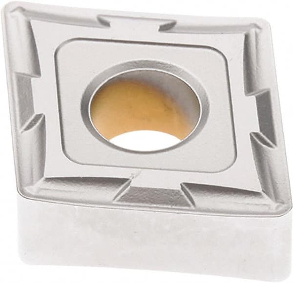 Seco - CNMG432 MF2 Grade TP3501 Carbide Turning Insert - Ti(C/N)/Al2O3 Finish, 80° Diamond, 1/2" Inscr Circle, 3/16" Thick, 1/32" Corner Radius - Caliber Tooling