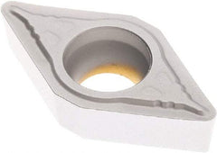 Seco - DCMT32.52 F1 Grade TK0501 Carbide Turning Insert - Ti(C/N)/Al2O3/Cr Finish, 55° Diamond, 3/8" Inscr Circle, 5/32" Thick, 1/32" Corner Radius - Caliber Tooling