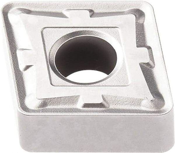 Seco - CNMG643 M3 Grade TP3501 Carbide Turning Insert - TiCN/Al2O3 Finish, 80° Diamond, 3/4" Inscr Circle, 1/4" Thick, 3/64" Corner Radius - Caliber Tooling