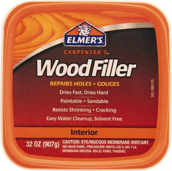 Elmer's - 1 Qt Jar Wood Filler - White - Caliber Tooling