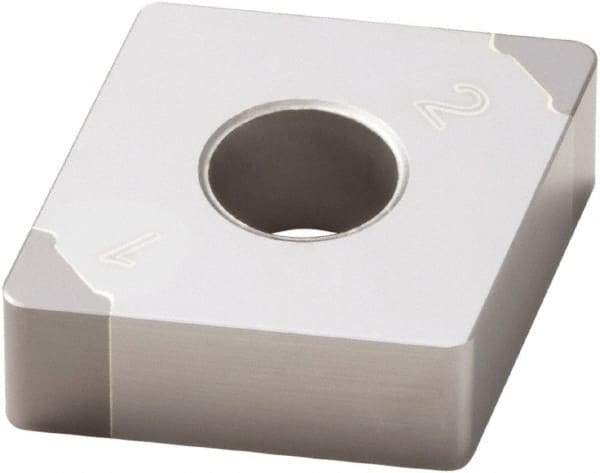 Seco - CNGA432 Grade CBN170 PCBN Turning Insert - Uncoated, 80° Diamond, 1/2" Inscr Circle, 3/16" Thick, 1/32" Corner Radius - Caliber Tooling