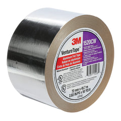 3M - Duct & Foil Tape; Tape Type: Foil Tape ; Width (Inch): 2.83 ; Width (mm): 72.00 ; Length Range: 72 yd. and Larger ; Material Type: Aluminum Foil ; Color/Pattern: Gray - Exact Industrial Supply