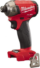 Milwaukee Tool - 18 Volt, 1/4" Drive, 450 In/Lb Torque, Cordless Impact Driver - 3000 RPM, Lithium-Ion, Bare Tool - Caliber Tooling