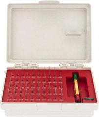 SPI - 50 Piece, 0.011-0.06 Inch Diameter Plug and Pin Gage Set - Minus 0.0002 Inch Tolerance, Class ZZ - Caliber Tooling