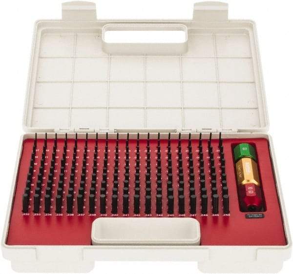 SPI - 190 Piece, 0.061-0.25 Inch Diameter Plug and Pin Gage Set - Minus 0.0002 Inch Tolerance, Class ZZ - Caliber Tooling