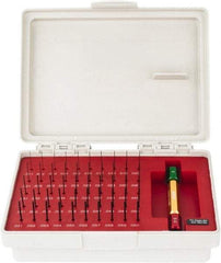 SPI - 50 Piece, 0.011-0.06 Inch Diameter Plug and Pin Gage Set - Minus 0.0002 Inch Tolerance, Class ZZ - Caliber Tooling