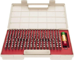 SPI - 250 Piece, 5-9.98mm Diameter Plug and Pin Gage Set - Minus 0.005mm Tolerance, Class ZZ - Caliber Tooling