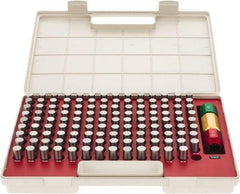 SPI - 125 Piece, 14-16.48mm Diameter Plug and Pin Gage Set - Plus 0.005mm Tolerance, Class ZZ - Caliber Tooling