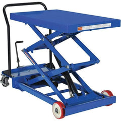 Vestil - 1,000 Lb Capacity Hydraulic Scissor Lift - 11" to 61" Lift Height, 24" Platform Length x 40" Platform Width - Caliber Tooling