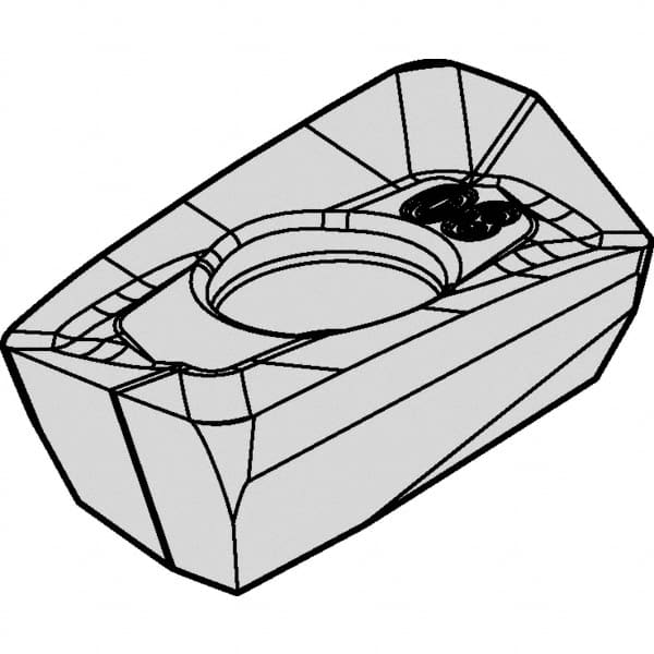 Kennametal - EC10 LD Grade KCSM40 Carbide Milling Insert - AlTiN/TiN Finish, 9/64" Thick - Caliber Tooling