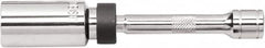 GearWrench - 5/8", 3/8" Drive, Spark Plug Hand Socket - 6 Points, 6" OAL, Alloy Steel, Chrome Finish - Caliber Tooling