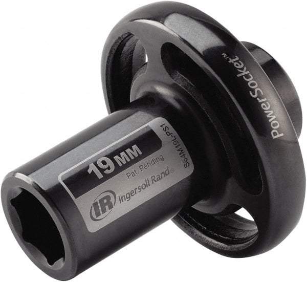 Ingersoll-Rand - 1/2" Drive 19mm Standard Impact Socket - 6 Points, 3-1/10" OAL - Caliber Tooling