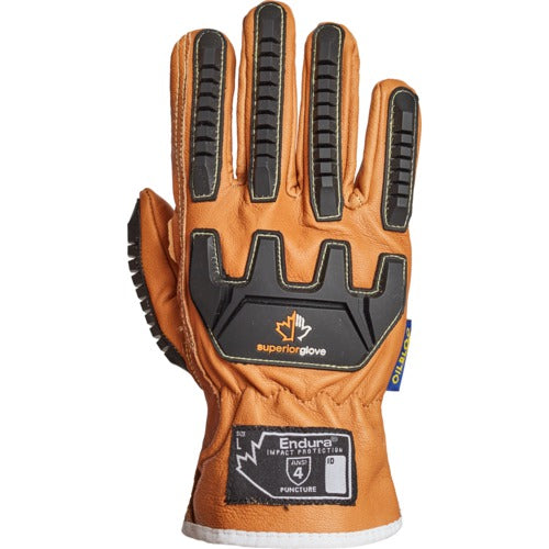 Abrasion resistant driver gloves that dampen vibrations and guard against impact