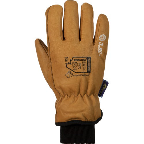 Puncture-resistant, oil and water repelling gloves for work in extreme cold