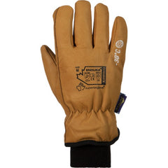 Puncture-resistant, oil and water repelling gloves for work in extreme cold