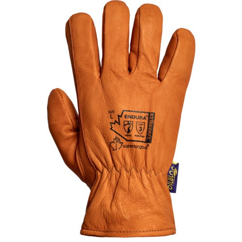 Crush-resistant leather finger cap gloves that protect fingertips from pinch-point hazards