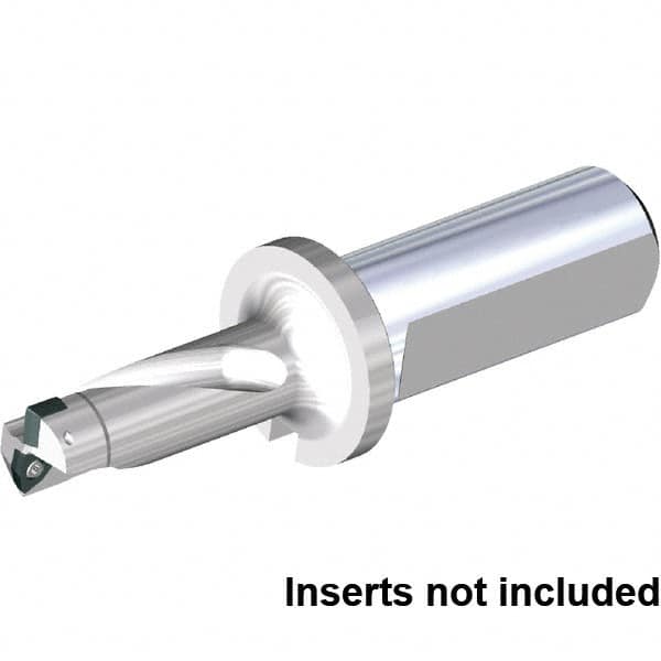 Kennametal - 33mm Max Drill Depth, 2xD, 16.5mm Diam, Indexable Insert Drill - 2 Inserts, 20mm Shank Diam, Straight Shank - Caliber Tooling