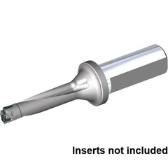 Kennametal - 66mm Max Drill Depth, 4xD, 16.5mm Diam, Indexable Insert Drill - 2 Inserts, 20mm Shank Diam, Straight Shank - Caliber Tooling