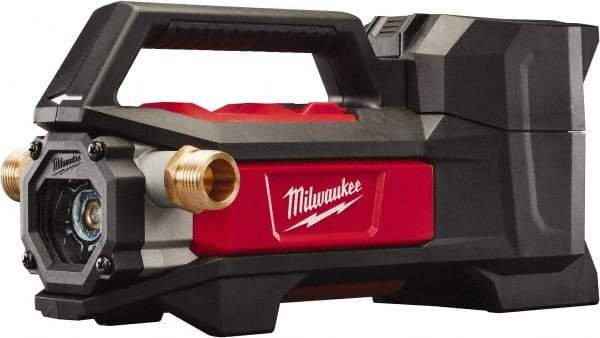 Milwaukee Tool - 1/4 hp, 18 Amp Rating, 18 Volts, Full-On Operation, Nonsubmersible Pump - Plastic Housing - Caliber Tooling