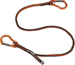 Ergodyne - 38" Tool Lanyard - Carabiner Connection, 60" Extended Length, Gray - Caliber Tooling