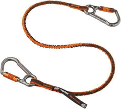 Ergodyne - 38" Tool Lanyard - Carabiner Connection, 60" Extended Length, Orange - Caliber Tooling