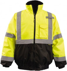 OccuNomix - Size M Hi-Viz Yellow & Black High Visibility Jacket/Coat - Caliber Tooling