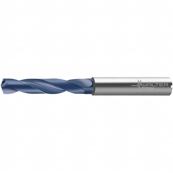 Walter-Titex - 3.25mm 140° Solid Carbide Screw Machine Drill Bit - Right Hand Cut, 20mm Flute Length, 62mm OAL, Through Coolant - Caliber Tooling