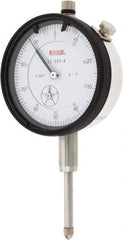 SPI - 1" Range, 0-100 Dial Reading, 0.001" Graduation Dial Drop Indicator - 2.2" Dial, 0.1" Range per Revolution, 0.002" Accuracy, Revolution Counter, Includes NIST Traceability Certification - Caliber Tooling