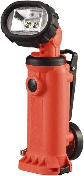 Streamlight - White LED Bulb, 163 Lumens, Industrial/Tactical Flashlight - Orange Plastic Body, 1 4.8 V\xB6Sub-C NiCad Battery Included - Caliber Tooling