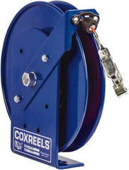 CoxReels - 5/32 Inch x 100 Ft. Stranded Cable Grounding Reel - Hand Crank Reel, Galvanized Steel Cable - Caliber Tooling