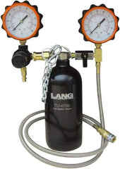 Lang - 4' Hose Length, 100 Max psi, Mechanical Automotive Fuel Injection Cleaner/Gauge - 1 Lb Graduation - Caliber Tooling