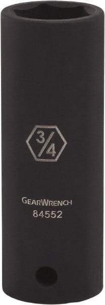 GearWrench - 1/2" Drive 7/8" Deep Impact Socket - 6 Points - Caliber Tooling