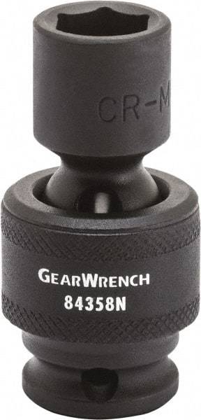 GearWrench - 1/2" Drive 23mm Standard Universal Impact Socket - 6 Points - Caliber Tooling