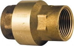 BONOMI - 1-1/4" Brass Check Valve - Exact Industrial Supply