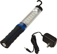 Value Collection - 12 VDC, 3 Watt, Cordless, LED Portable Handheld Work Light - 1 Head, 350 Lumens, ABS & Polycarbonate, 11-1/2" Long x 1-1/4" Wide x 1-5/8" High - Caliber Tooling