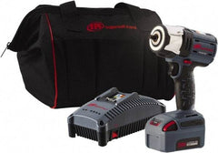 Ingersoll-Rand - 3/8" Drive 20 Volt Pistol Grip Cordless Impact Wrench & Ratchet - 2,100 RPM, 0 to 3,100 BPM, 360 Ft/Lb Torque, 1 Lithium-Ion Battery Included - Caliber Tooling