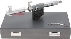 SPI - 3 to 4" Range, 0.00005" Resolution, Ratchet Stop Thimble, Electronic Inside & Tubular Micrometer - Caliber Tooling