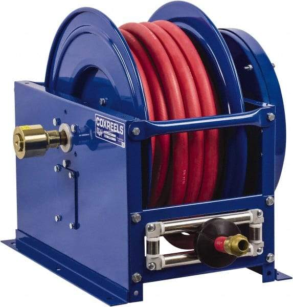 CoxReels - 25' Spring Retractable Hose Reel - 300 psi, Hose Included - Caliber Tooling