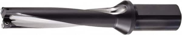 Allied Machine and Engineering - 172mm Max Drill Depth, 2.2xD, 2.8" Diam, Indexable Insert Drill - 6 Inserts, 40mm Shank Diam, Straight Shank - Caliber Tooling