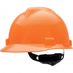 MSA - ANSI Type I Class E 4-Point Ratchet Short Brim Hard Hat - Caliber Tooling