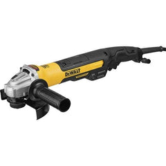 DeWALT - 5 & 6" Wheel Diam, 9,000 RPM, Corded Angle & Disc Grinder - 5/8-11 Spindle, 13 Amps - Caliber Tooling