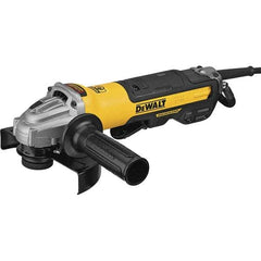 DeWALT - 5 & 6" Wheel Diam, 9,000 RPM, Corded Angle & Disc Grinder - 5/8-11 Spindle, 13 Amps - Caliber Tooling