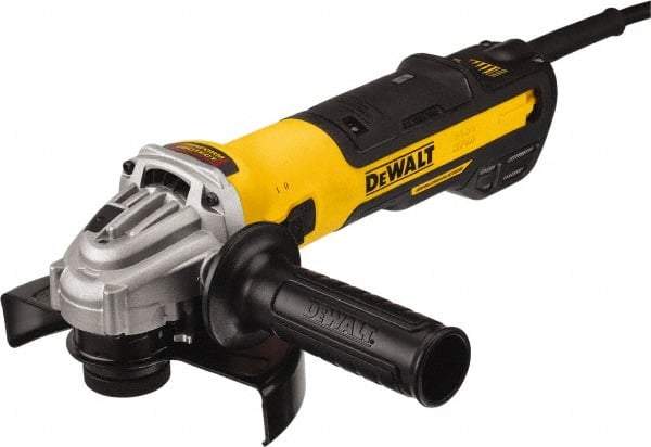 DeWALT - 5 & 6" Wheel Diam, 9,000 RPM, Corded Angle & Disc Grinder - 5/8-11 Spindle, 13 Amps - Caliber Tooling