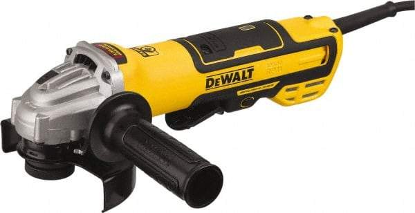 DeWALT - 5" Wheel Diam, 10,500 RPM, Corded Angle & Disc Grinder - 5/8-11 Spindle, 13 Amps - Caliber Tooling