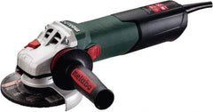 Metabo - 5" Wheel Diam, 11,000 RPM, Corded Angle & Disc Grinder - 5/8-11 Spindle, 13.5 Amps - Caliber Tooling