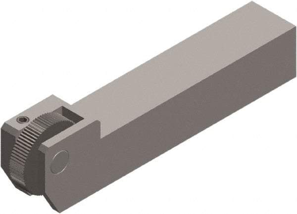 Made in USA - RH Cut, Straight, 1" Wide x 1" High x 3-1/2" Long Square Shank, Fixed Bump Knurlers - 1 Knurl Required (Included), 1" Diam x 5/16" Wide Face, 5/16" Hole Diam, Series OT - Exact Industrial Supply