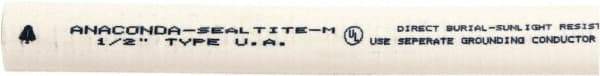 Anaconda Sealtite - 1/2" Trade Size, 500' Long, Flexible Liquidtight Conduit - Galvanized Steel & PVC, 12.7mm ID - Caliber Tooling