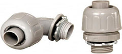 Anaconda Sealtite - 1" Trade, Nylon Threaded 90° Liquidtight Conduit Connector - Insulated - Caliber Tooling