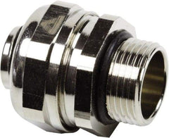 Anaconda Sealtite - 25mm Trade, Nickel Plated Brass Threaded Straight Liquidtight Conduit Connector - Partially Insulated - Caliber Tooling