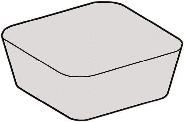 Kennametal - SDHN43 Grade KBK50 CBN Milling Insert - Uncoated, 3/16" Thick, 1/2" Inscribed Circle - Caliber Tooling